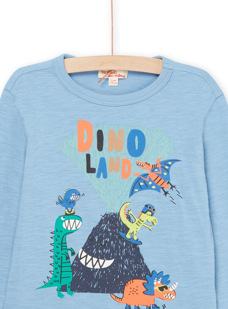 T-shirt à manches longues à animation dinosaures