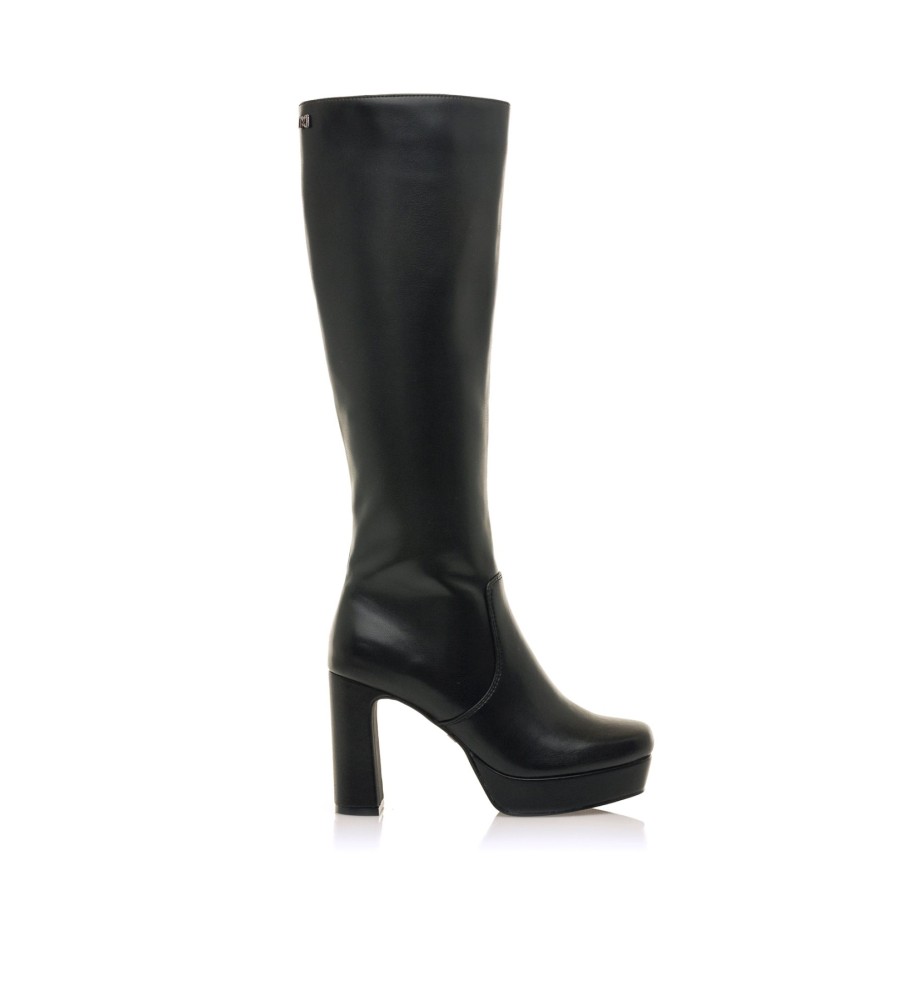Botas Mariamare Roseta, pretas - Altura do salto: 9 cm -