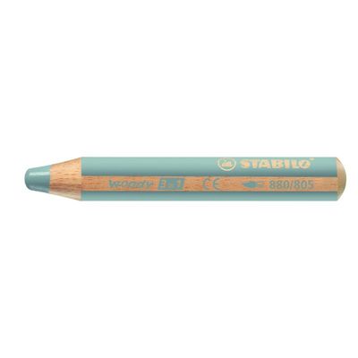 STABILO Woody 3 in 1 - Crayon de couleur pointe large - argent