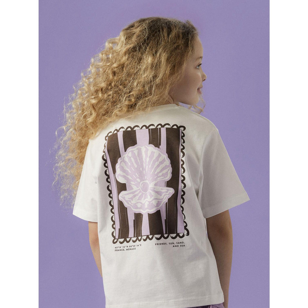 Køb Name It Cloud Dancer Nkfhellia Ss Nreg Top