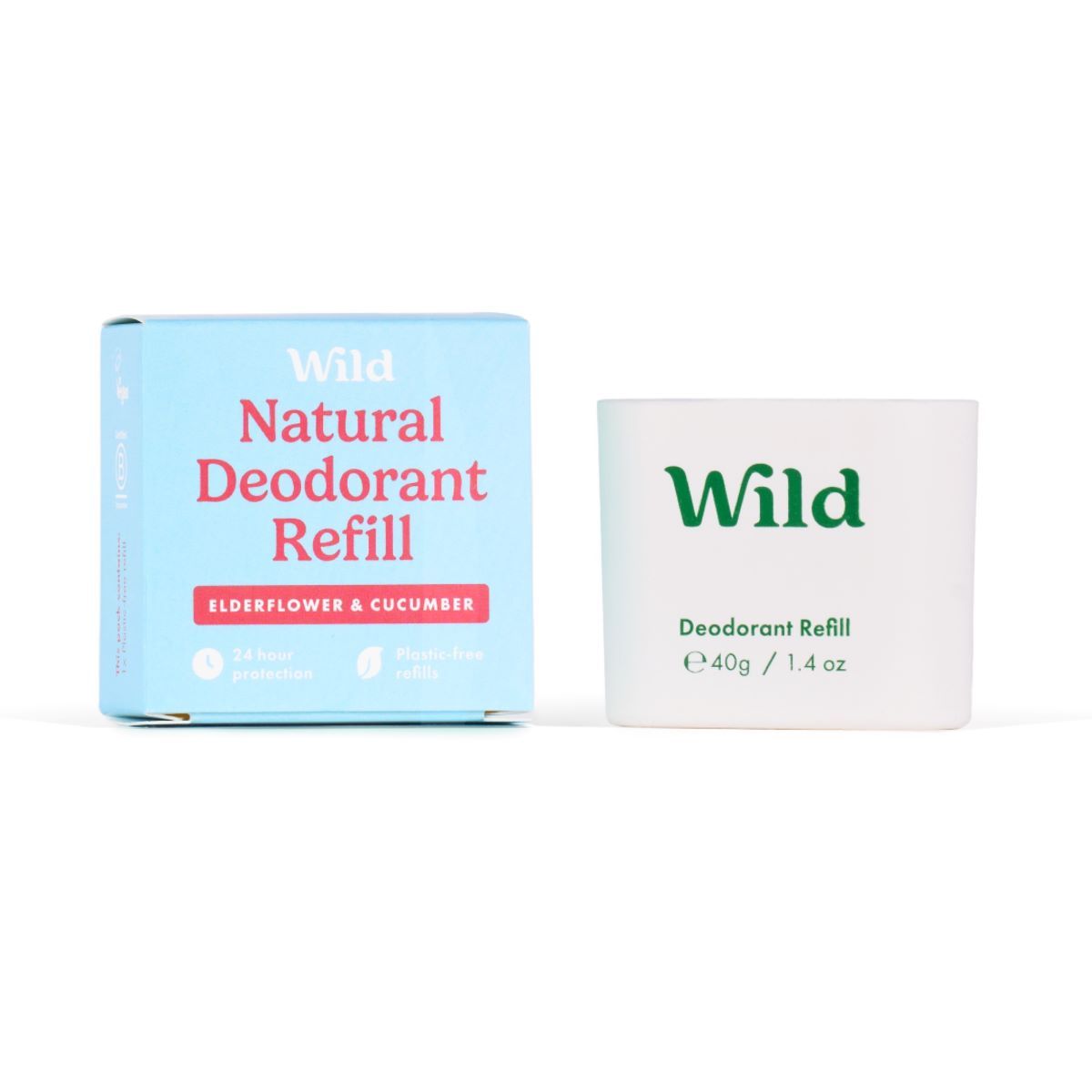 Wild Deodorant Elderflower & Cucumber Refill