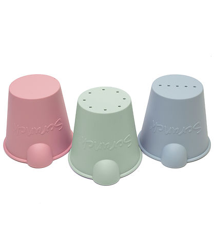 Scrunch Bath Buckets - 3er-Pack - Sage Green/Dusty Rose/Entenei