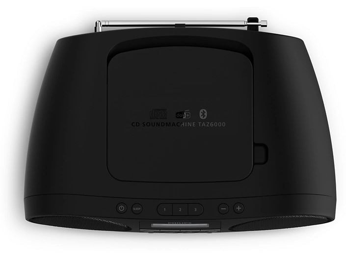Philips Radio/CD-Player TAZ6000/10 Schwarz Tragbarer CD-Spieler und UKW-Radio
