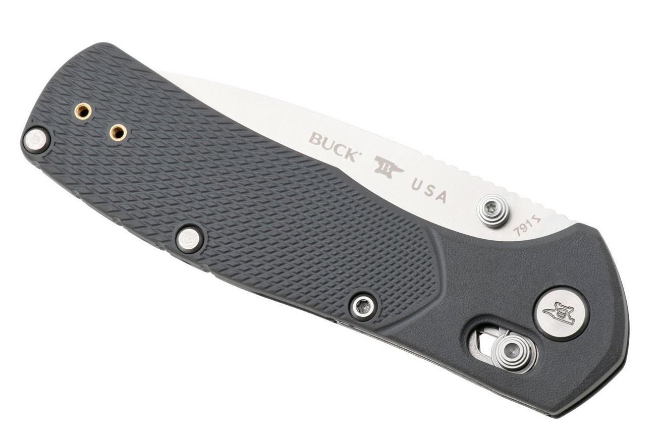 Buck 791 Range Pro 0791GYS1 Satin 154CM, Gray FRN, zakmes
