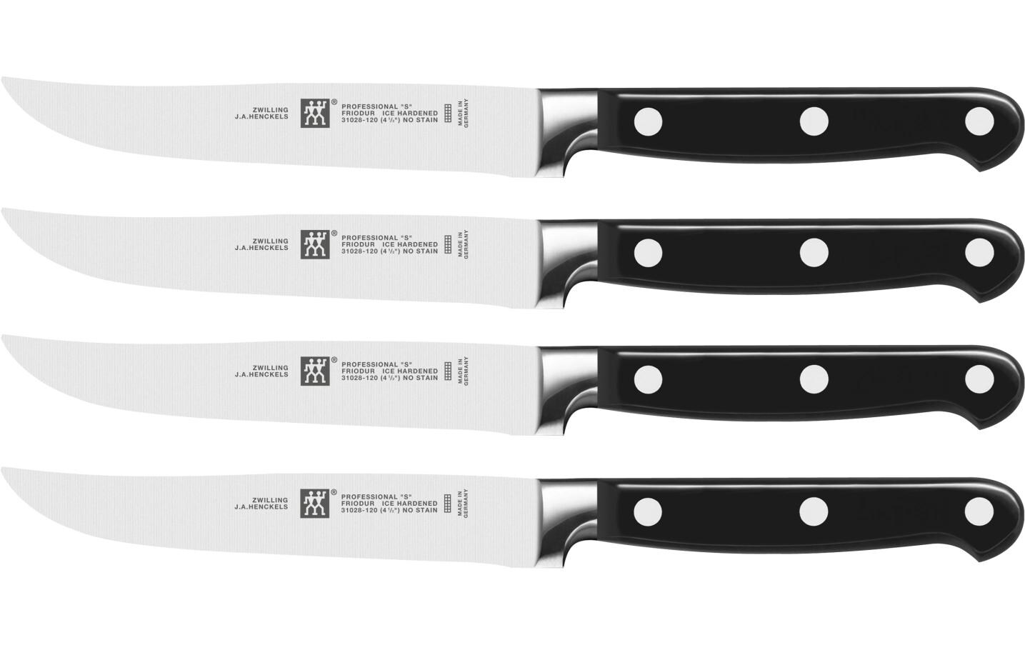 Steakmesser Professional S 4er Set<br>Edelstahl Messer