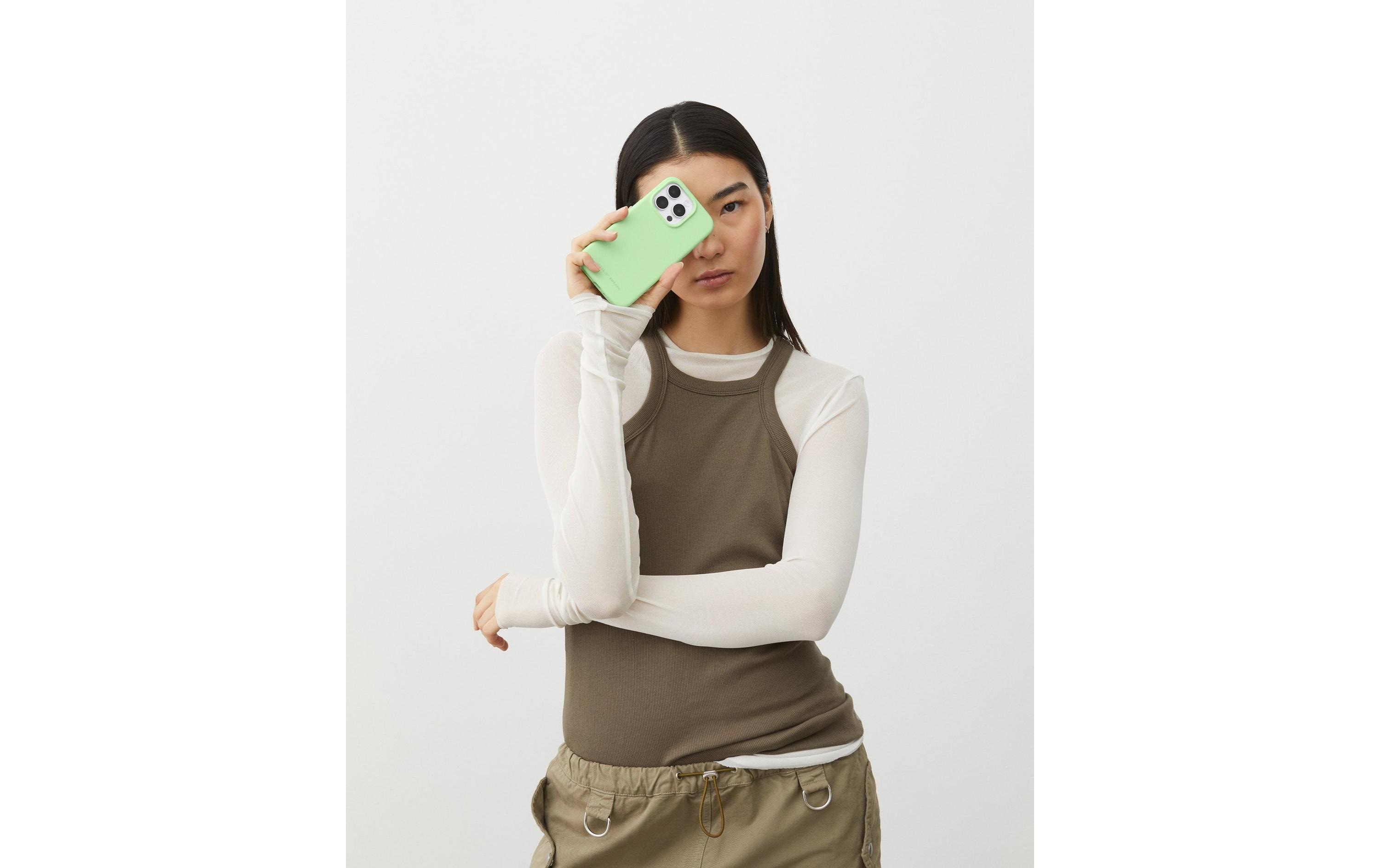 Silicone iPhone 15 Pro MintSilikon-Backcover für das Apple iPhone 15 Pro