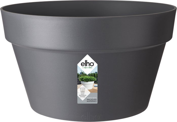 Elho plantenschaal Loft Urban antraciet D 34,5 H 20,2 cm