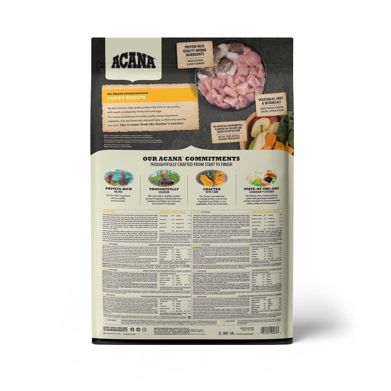 Acana Dog recipe Puppy - Hondenvoer - 6 Kilogram - gevogelte