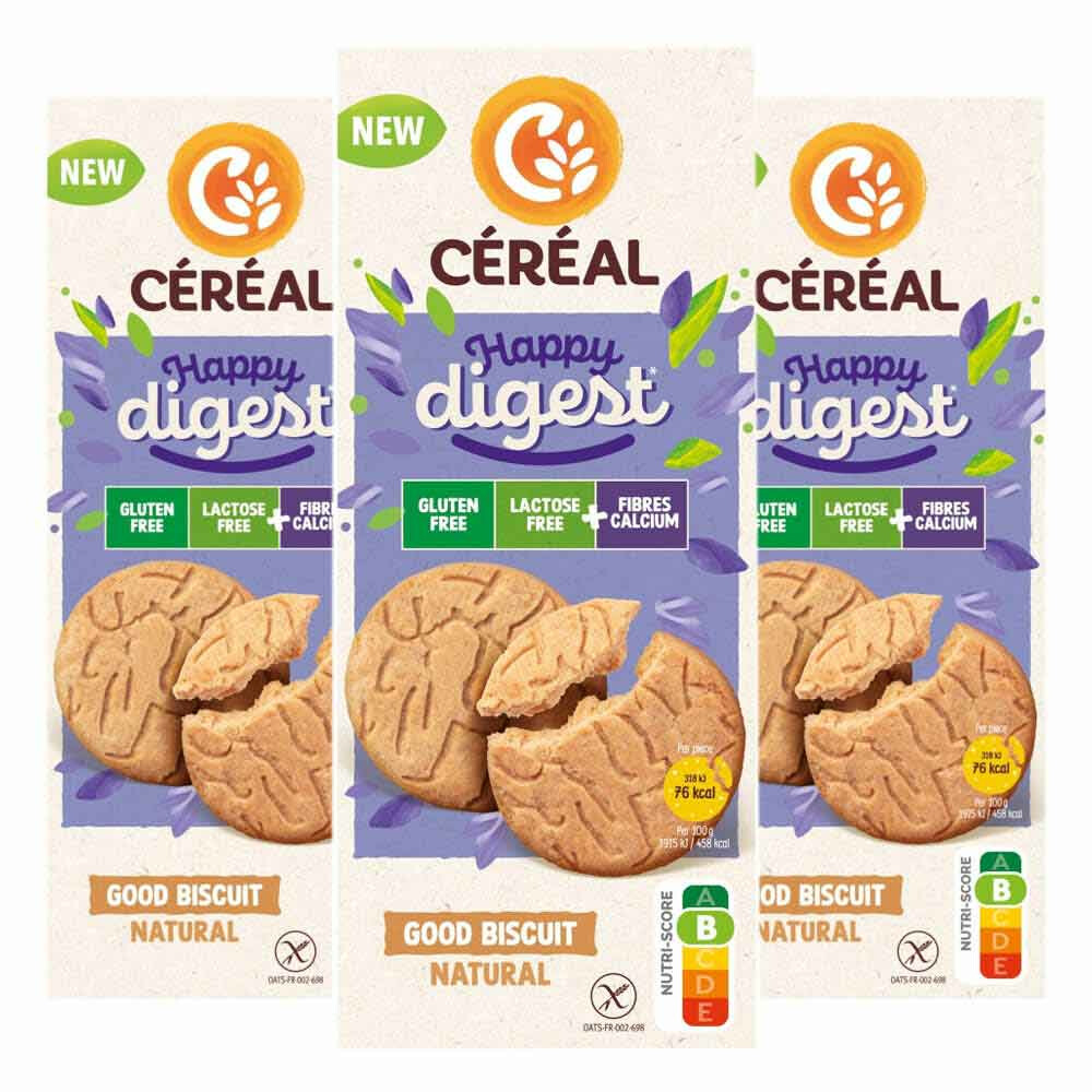 3x Céréal Good Biscuit Natural150 gr