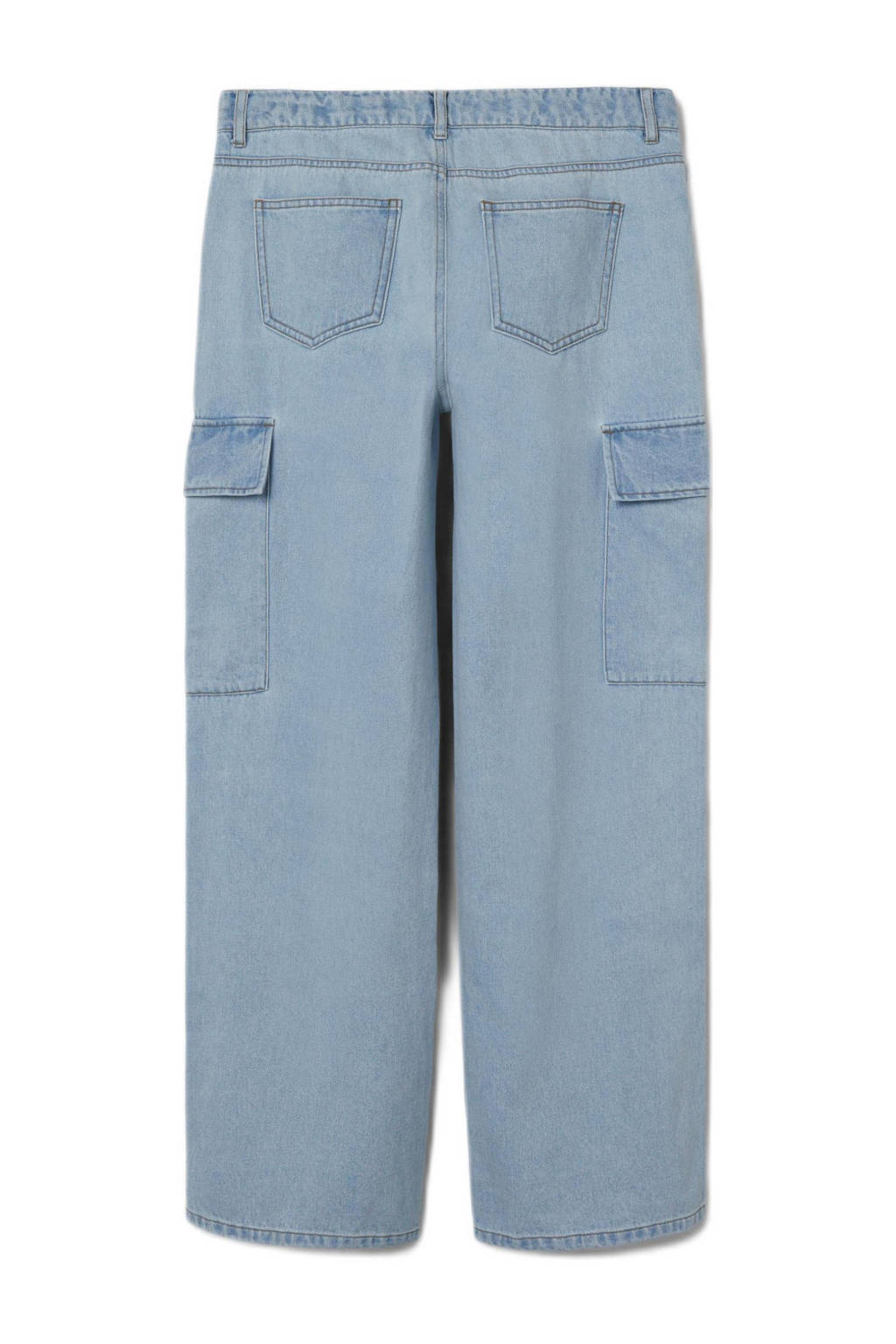 LMTD wide leg jeans NLFTARTIZZA light blue denim