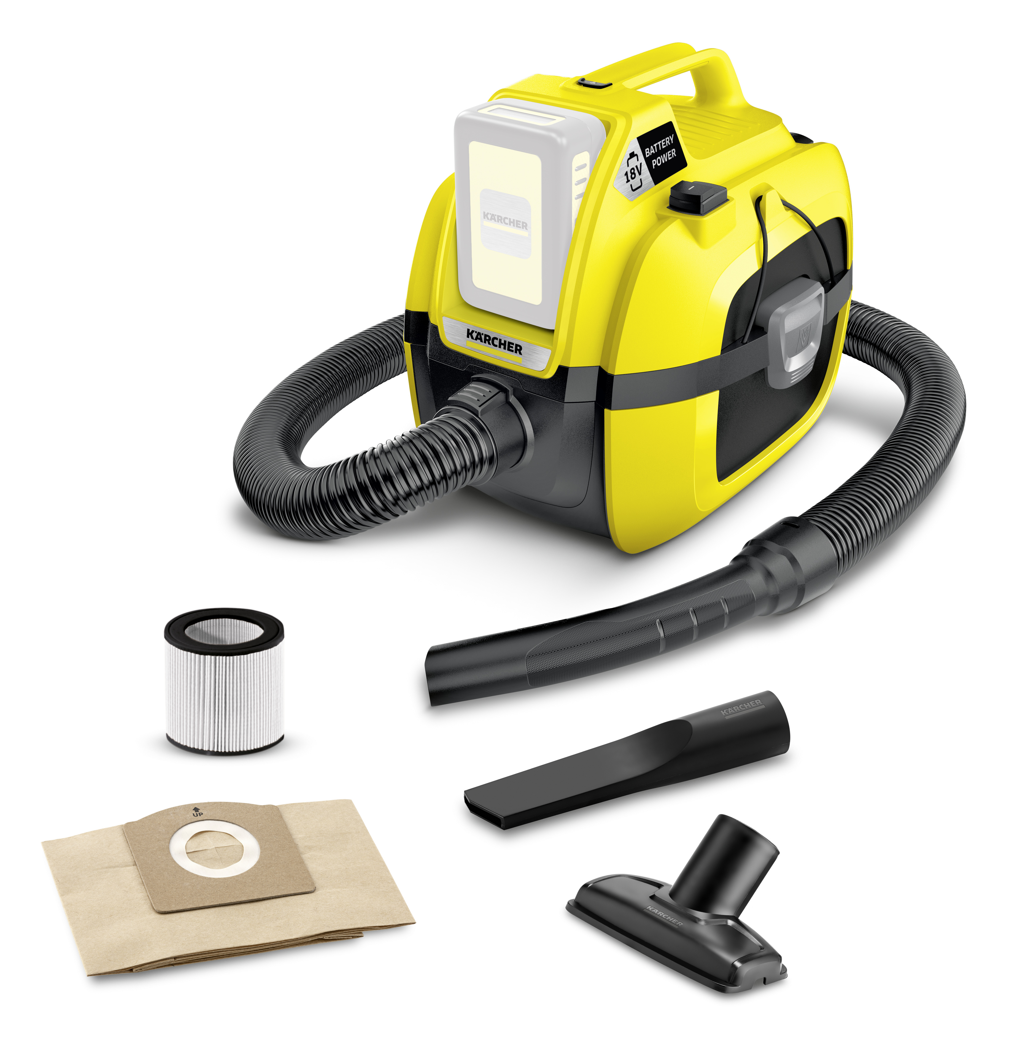 Kärcher WD 1 Compact Battery wet/dry vacuum cleaner without battery