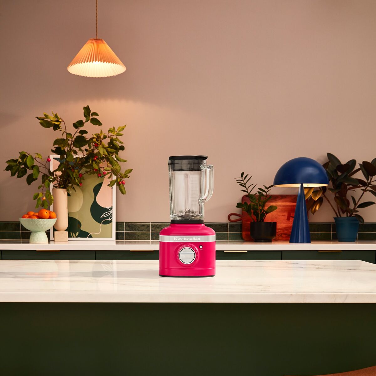 Artisan K400 blender, hibicus