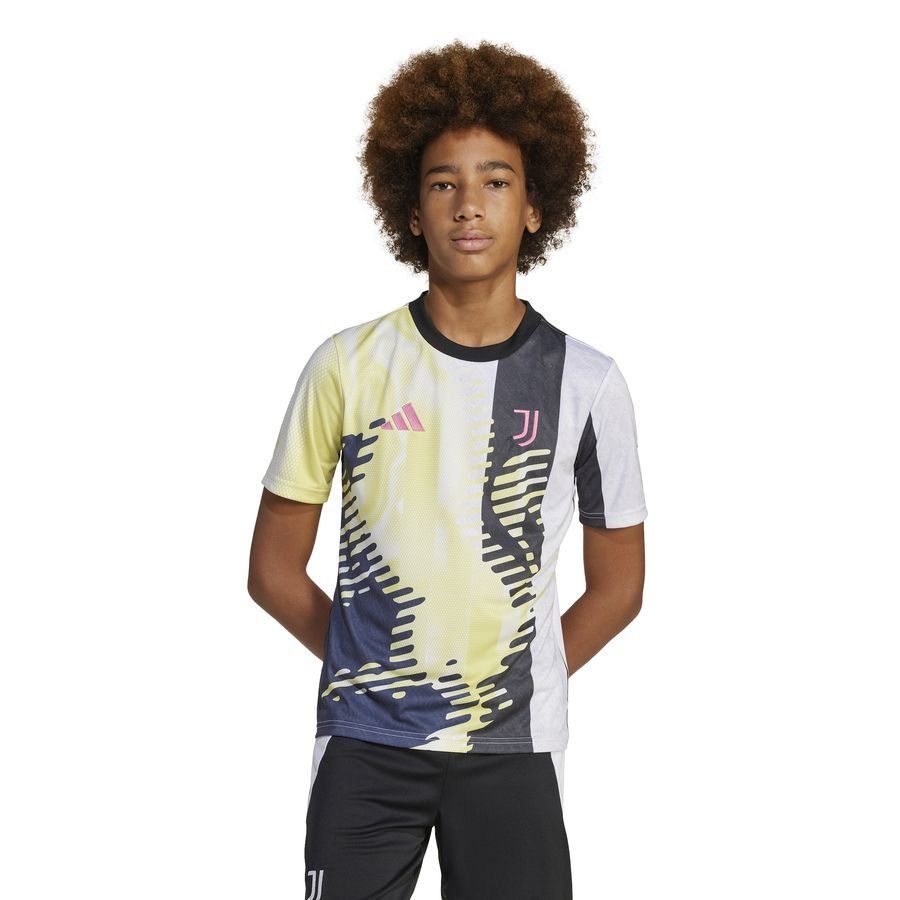 Juventus T-shirt d'Entraînement Avant-Match - Pure Sulfur/Noir/Bleu Marine Enfant
