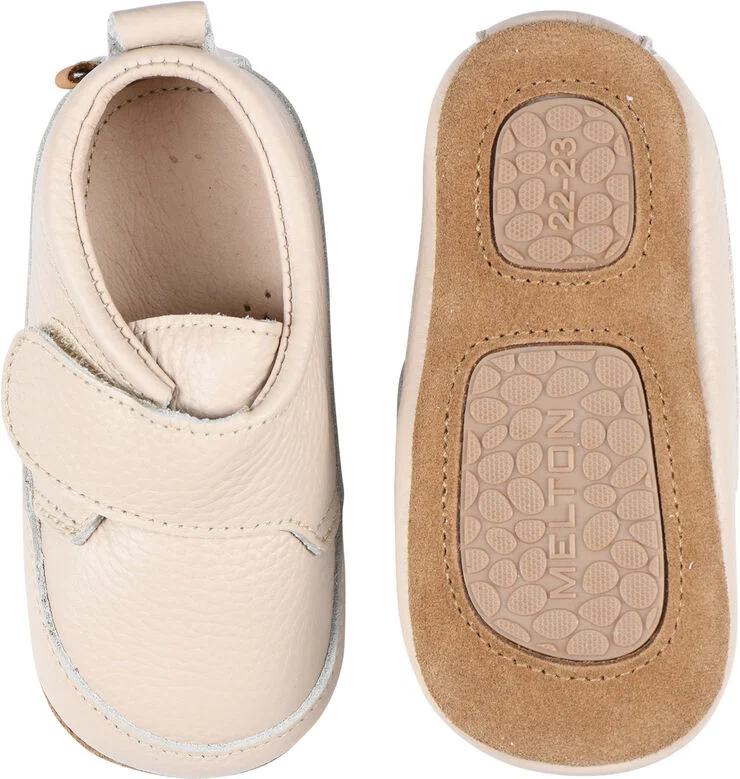 Melton Luxury leather slippers Oxford tan