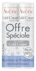 Cold Cream - Stick lèvres nourrissant - Lot de 2 x 4g