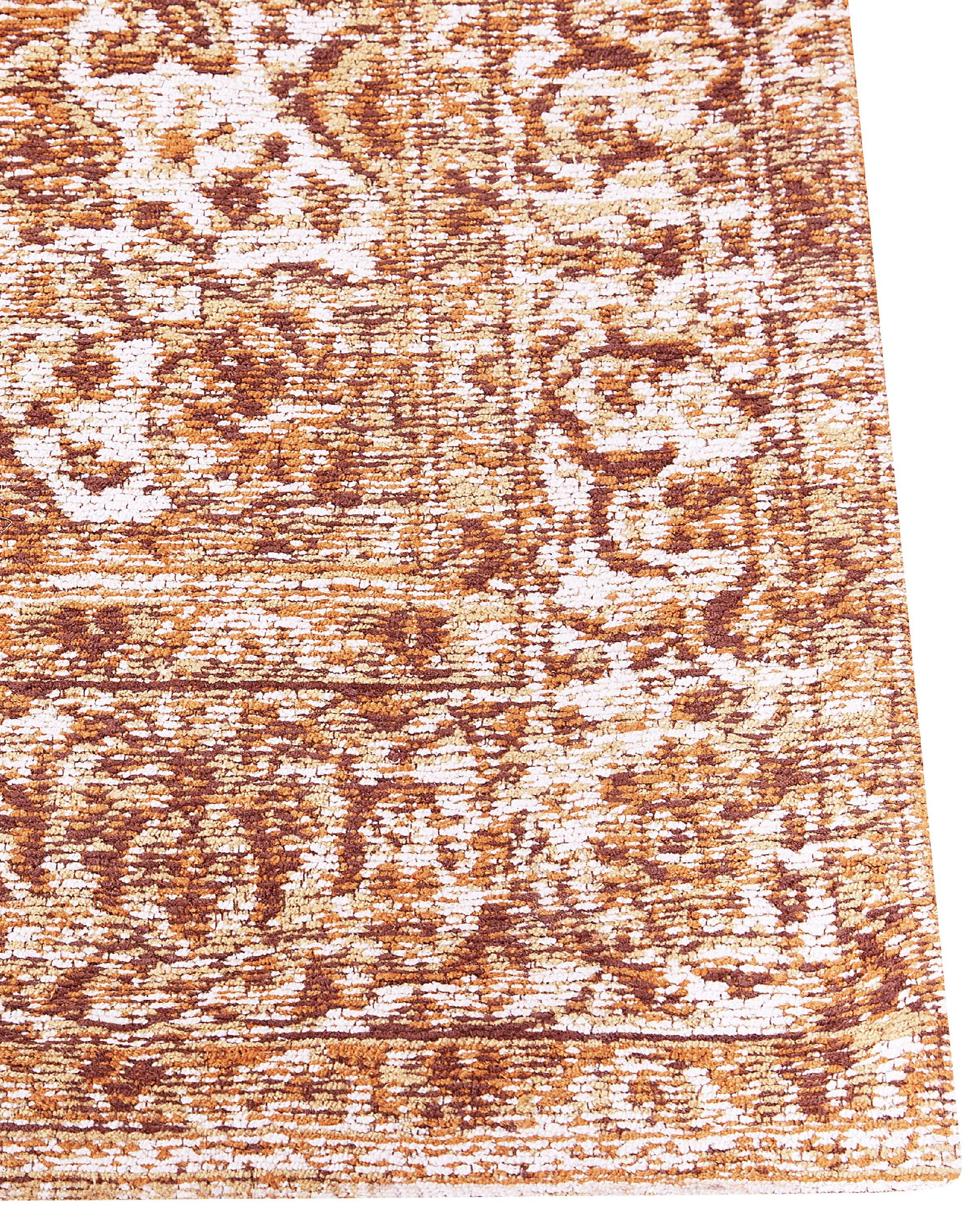 Vloerkleed HAYA Oranje 200 x 300 cm Katoen