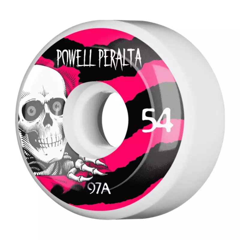 Roues skate POWELL PERALTA (jeu de 4) 54mm ripper 4 97a white