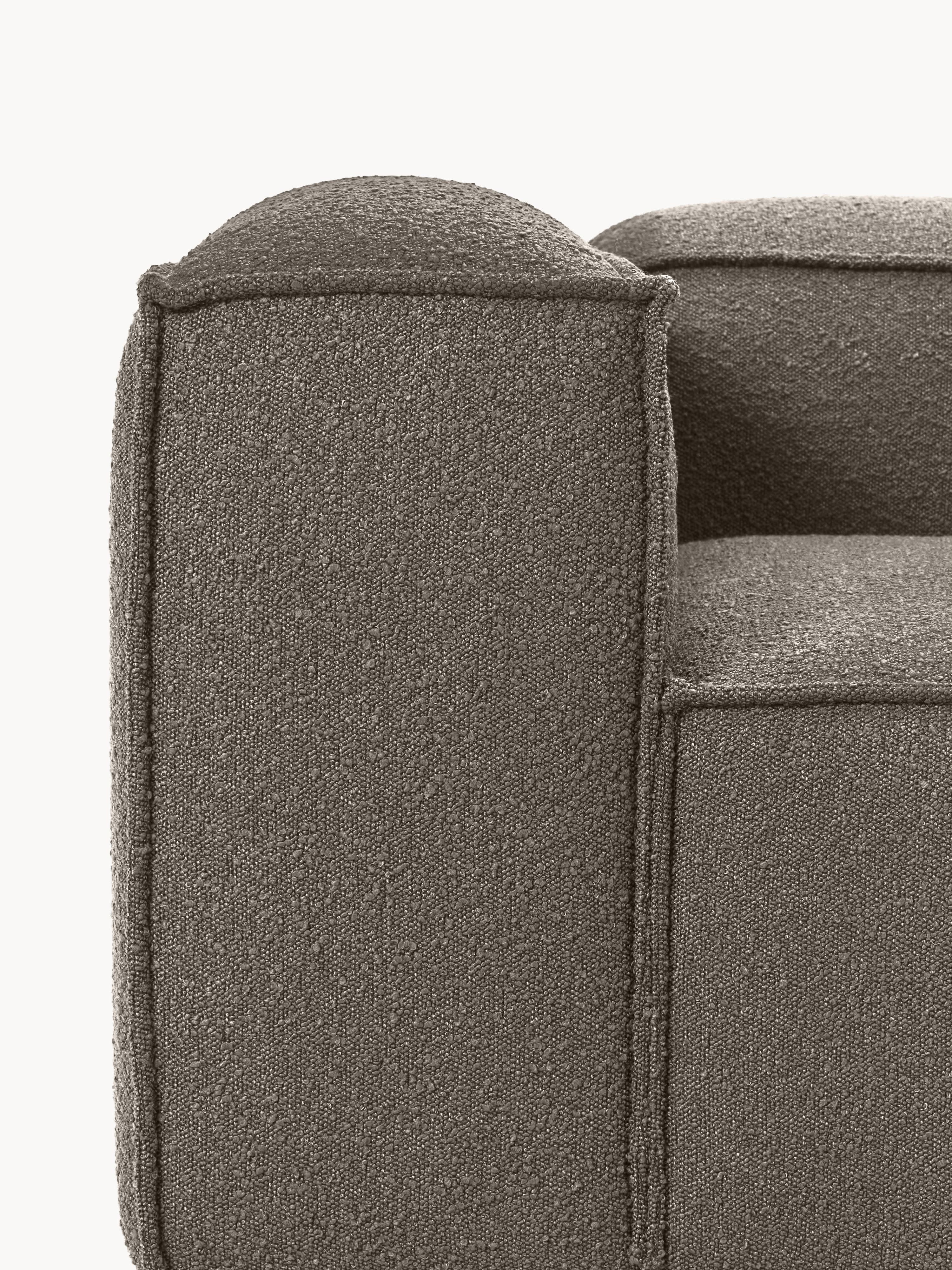 Modulaire bank Lennon (3-zits) uit bouclé