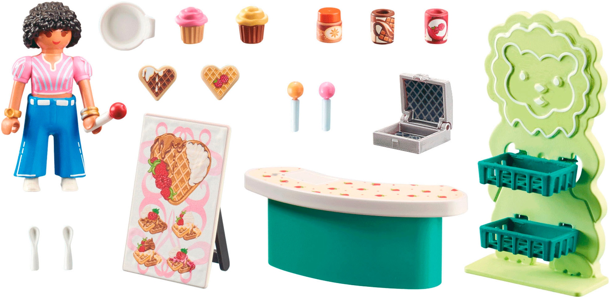 Playmobil® Konstruktions-Spielset »Süssigkeitenstand (71540), My Life« Made in Europe