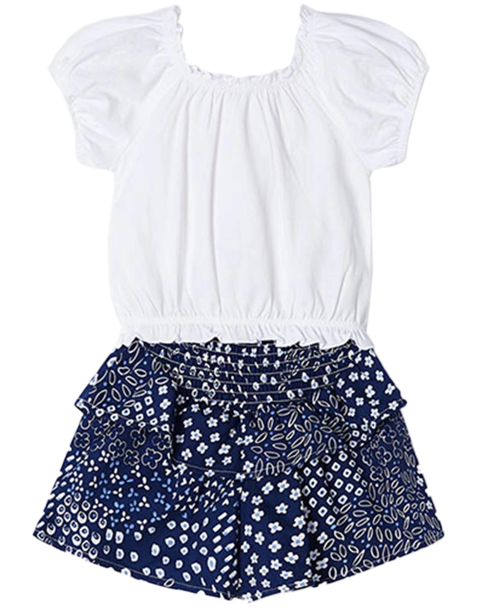 Hosenrock SET CHLOE mit Bluse in tinte