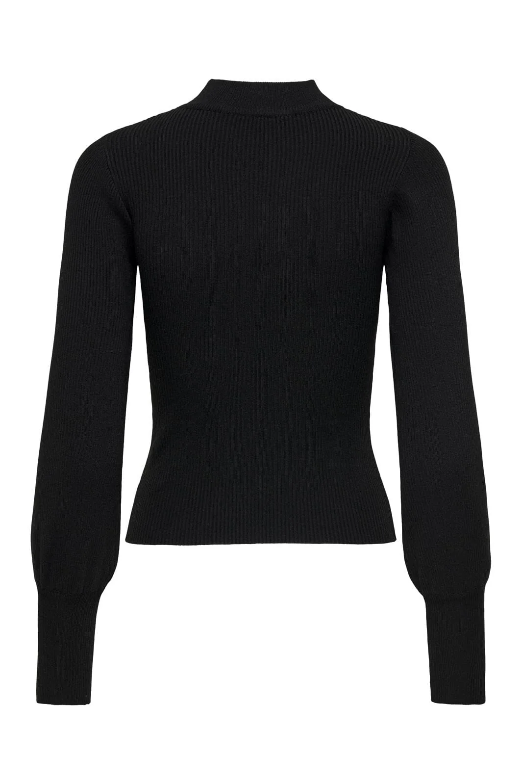 Only Onlmie Life Ls Peek A Boo High Neck Knt 4590405 black