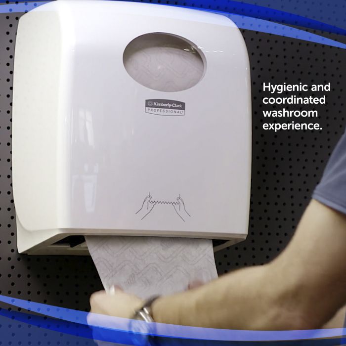 Kimberly Clark 7955 Aquarius Dispenser voor Slimroll Rolhanddoek Wit (7955)