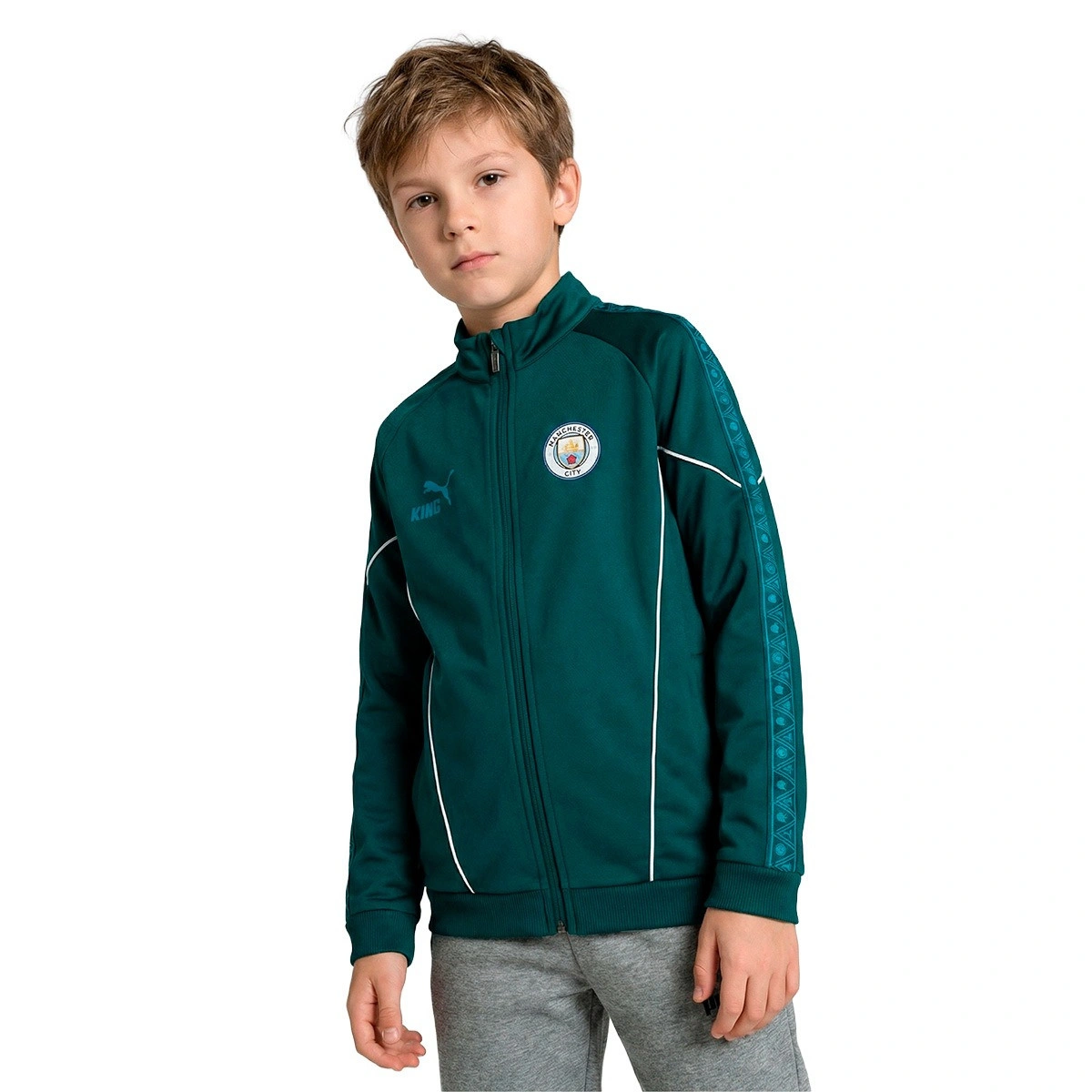 Casaco Puma Manchester City Pre-Match Criança