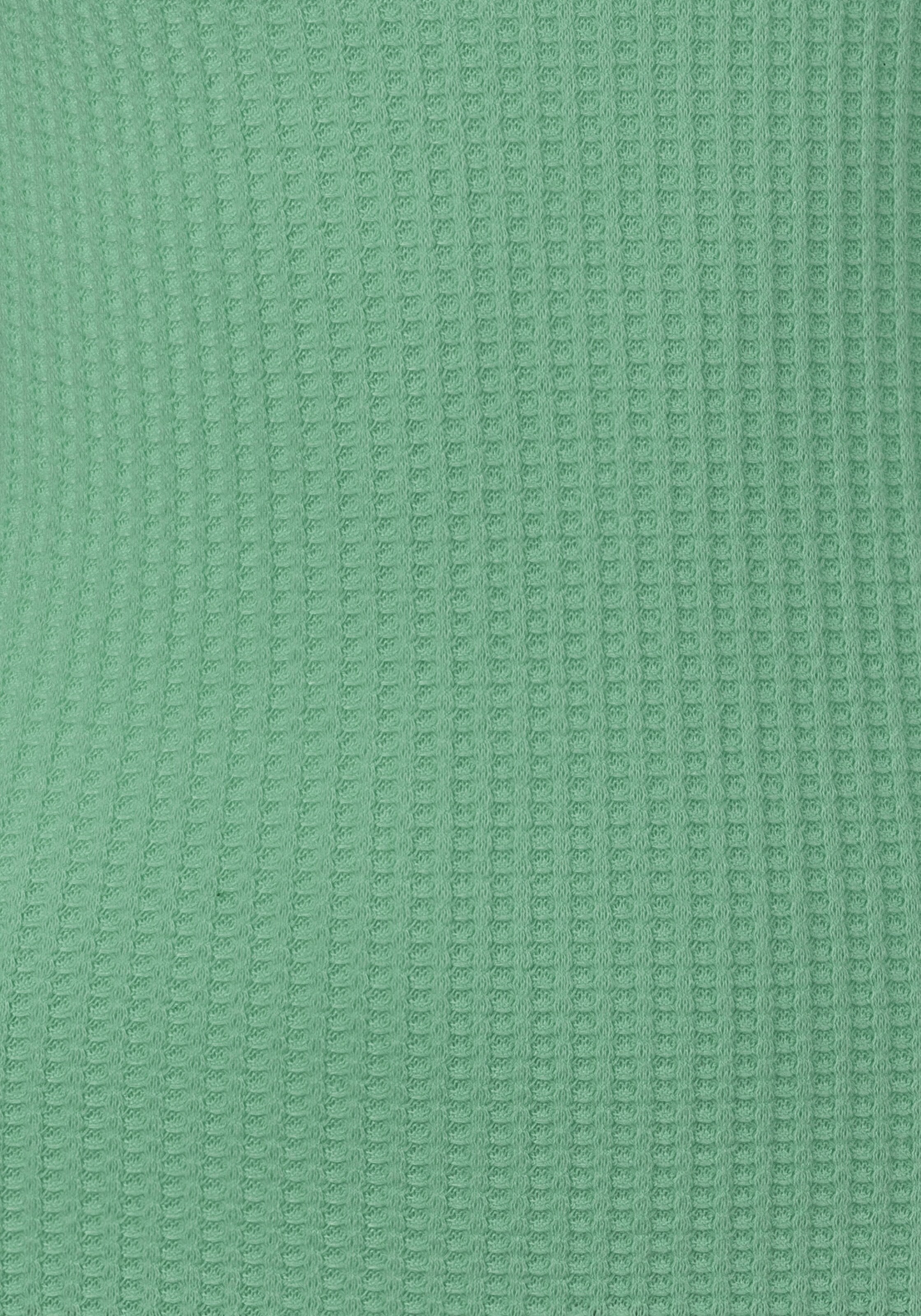 LASCANA Langarmshirt in hellblau, grün