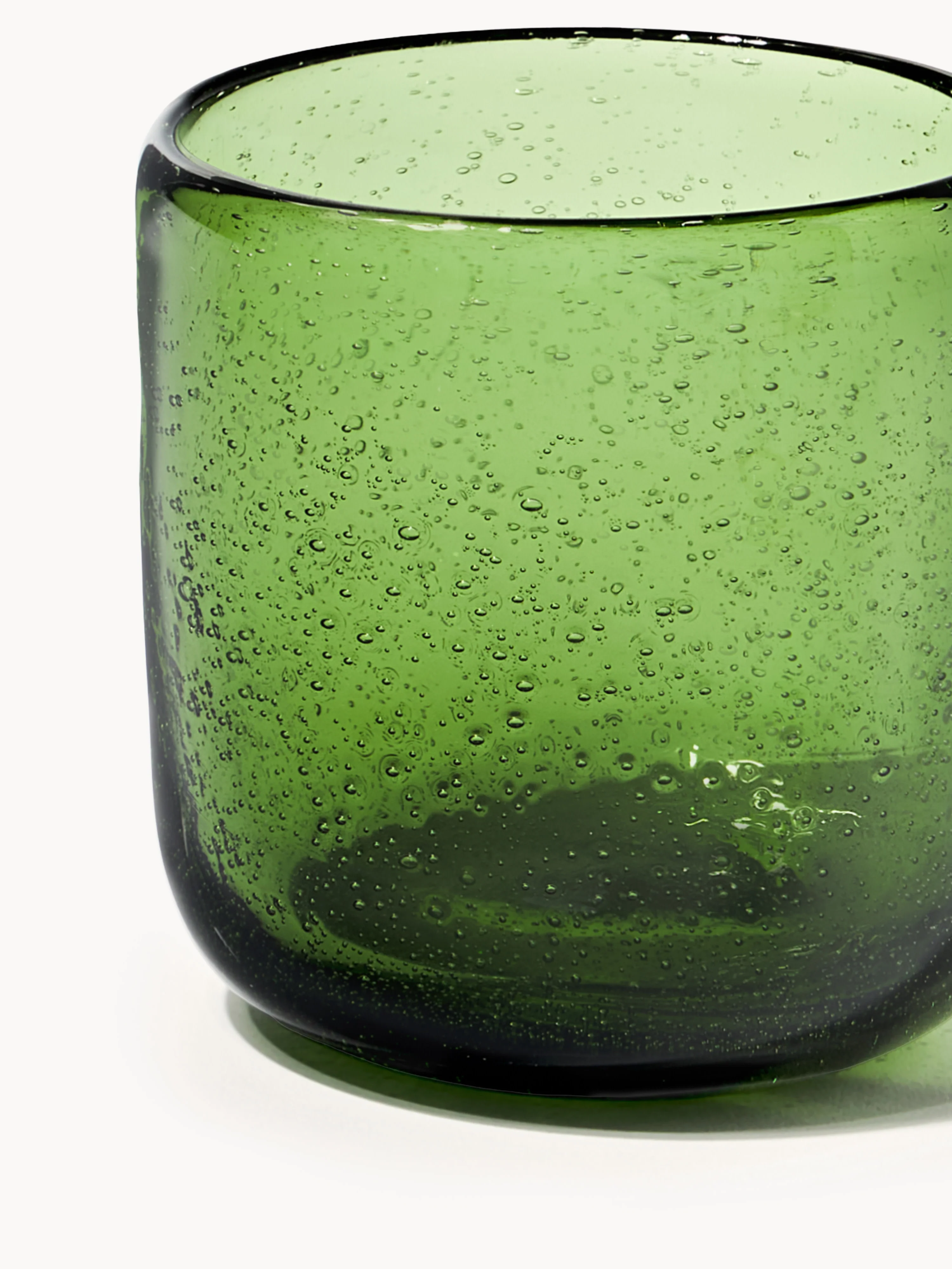 Mondgeblazen tumblers Hippolyte met luchtbellen, 4-delig