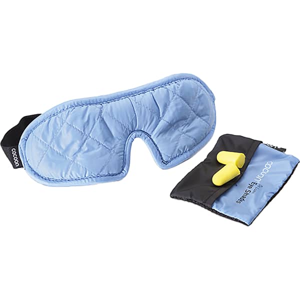 Oreiller de voyage COCOON EYE SHADES DE LUXE LIGHT BLUE/GREY