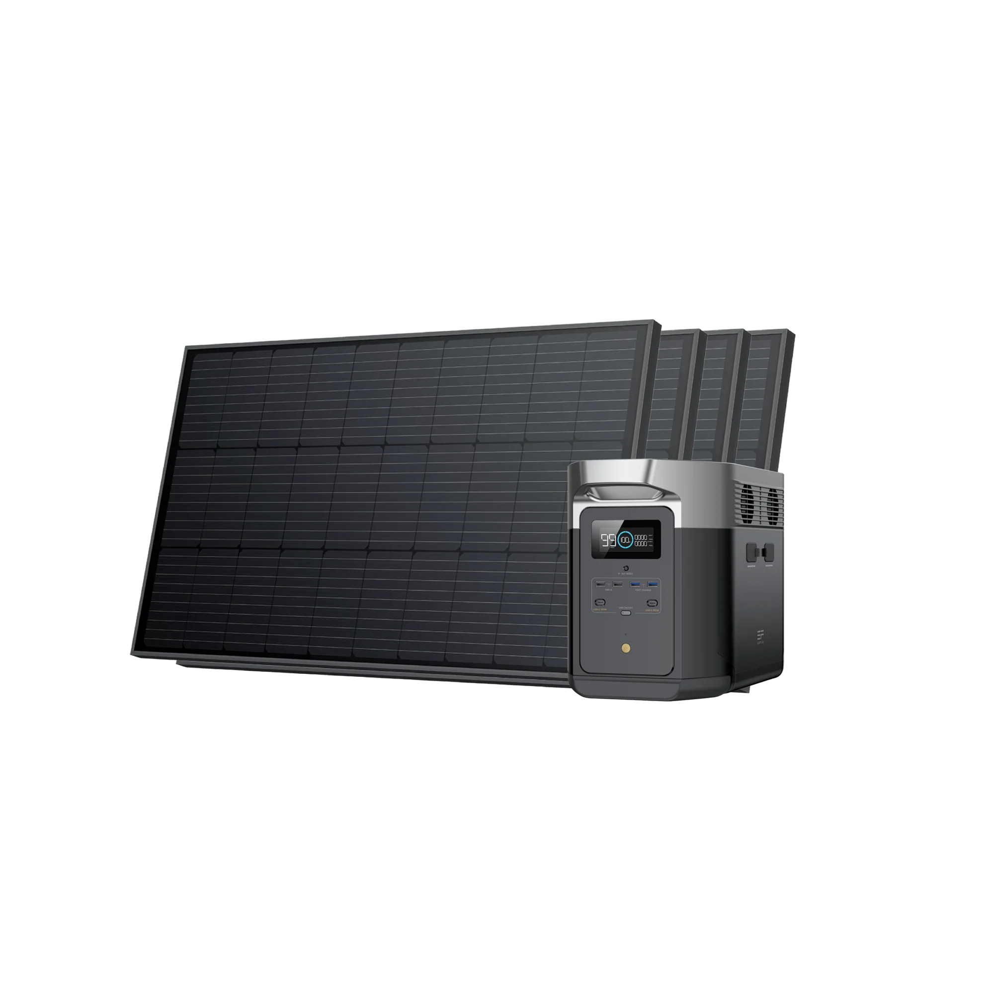 EcoFlow DELTA Max Solargenerator (Starrer PV100W)