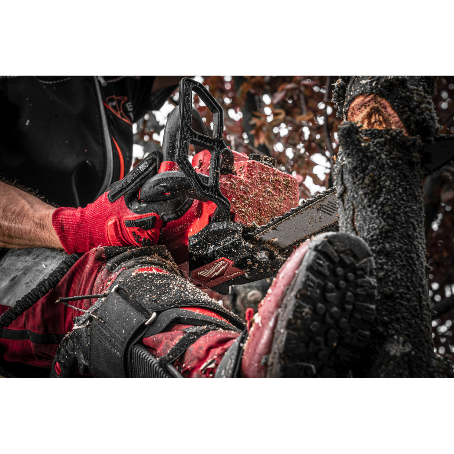 Milwaukee M18 FTHCHS30-802 18V Li-ion accu kettingzaag set (2x 8.0Ah accu) met handgreep - 30cm