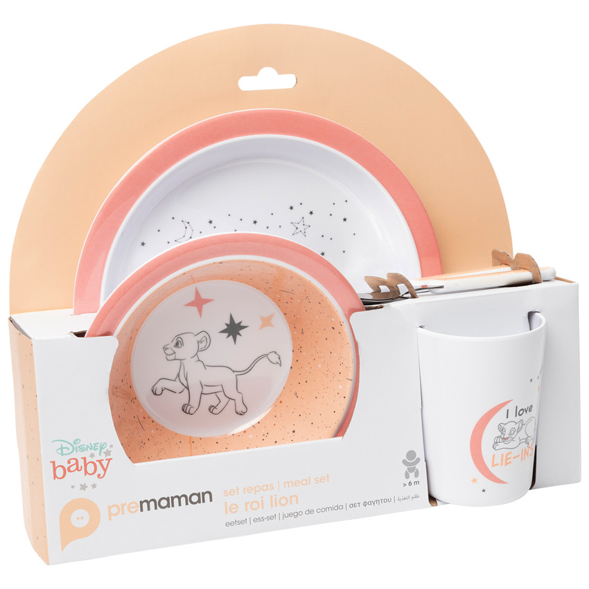 Set de repas 5 pièces Nala Le Roi lion