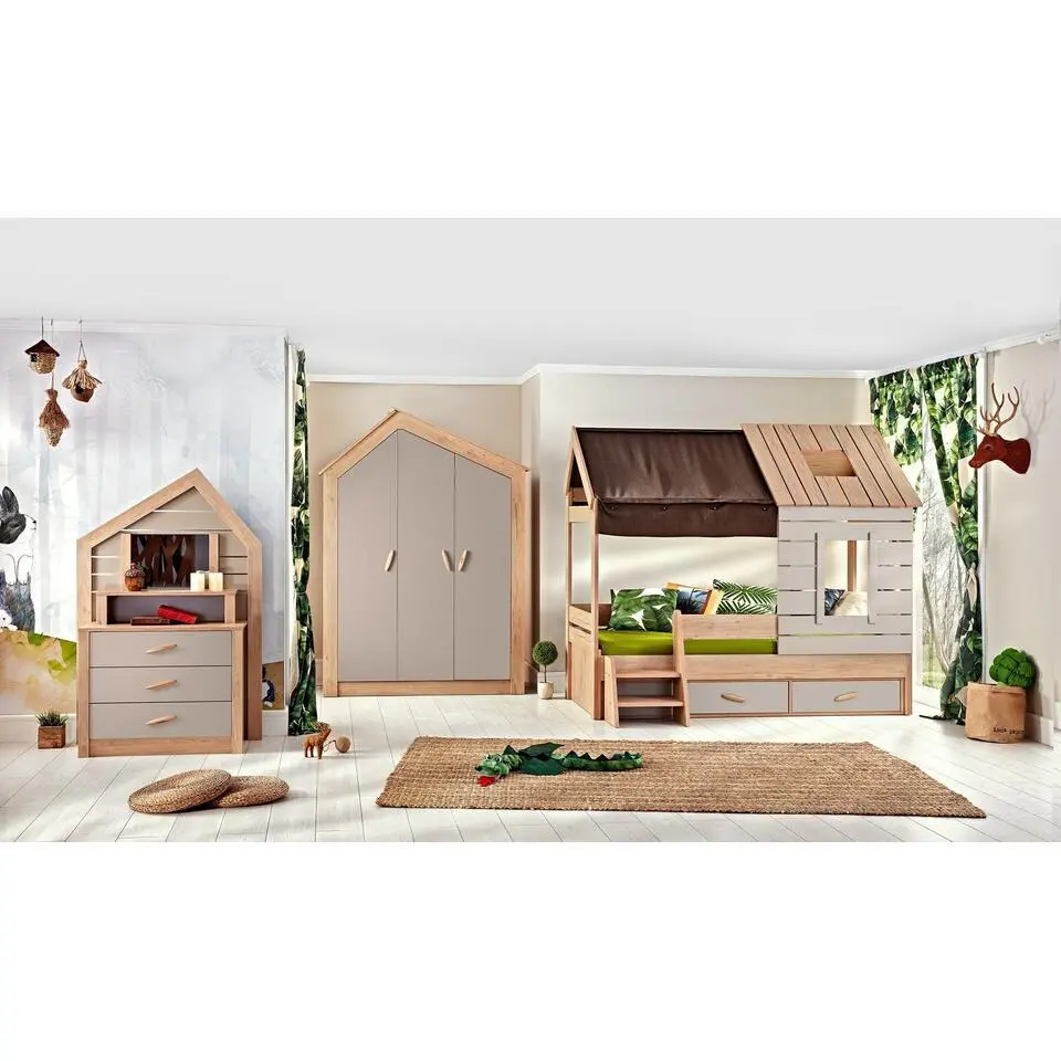 Cento stapelbed bedhuisje kinderkamer 200x90 - 200x100 cm