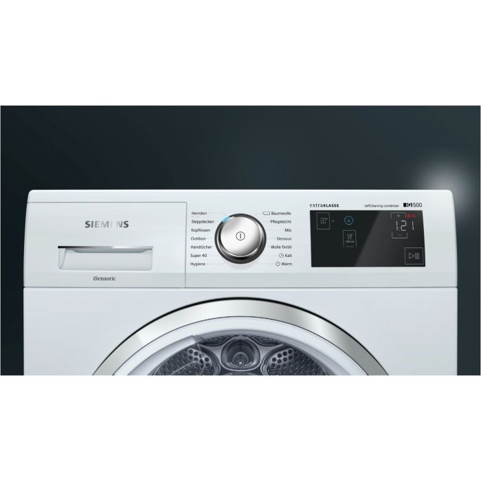 Siemens Wärmepumpentrockner iQ500 WT47W680 Weiß