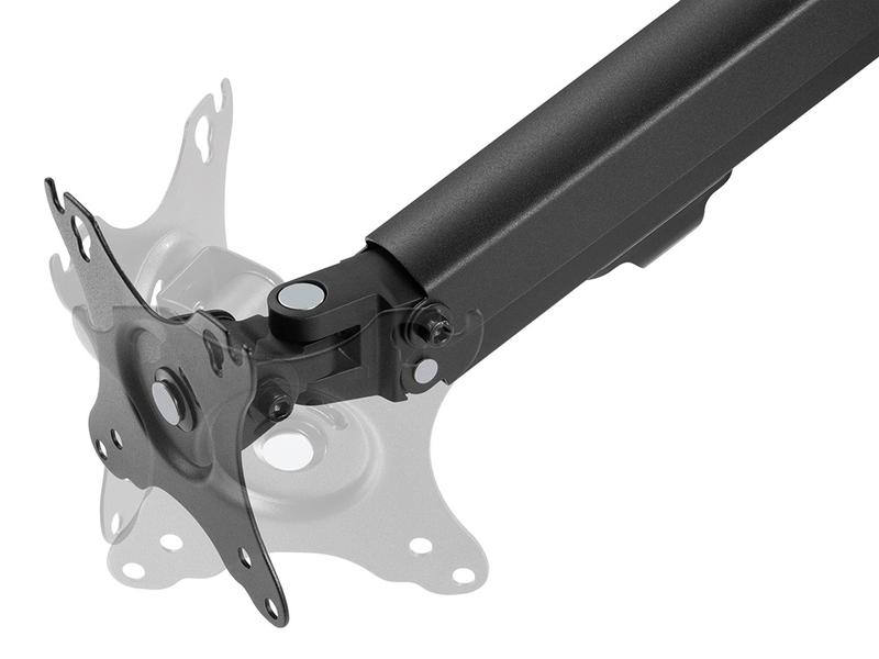 NEOMOUNTS Tischhalterung FPMA-D650 bis 7 kg – Schwarz Vollbewegliche Tischhalterung für Flachbildschirme bis zu 27 Zoll