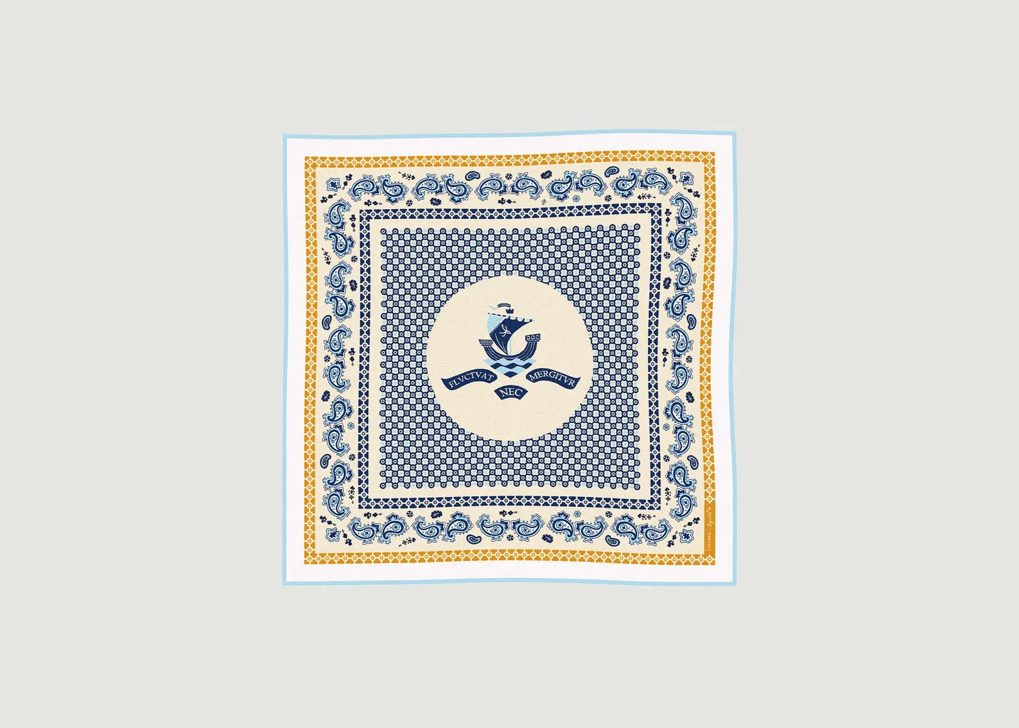 Foulard Paris x Los Angeles Cinabre x Esquivel Cinabre