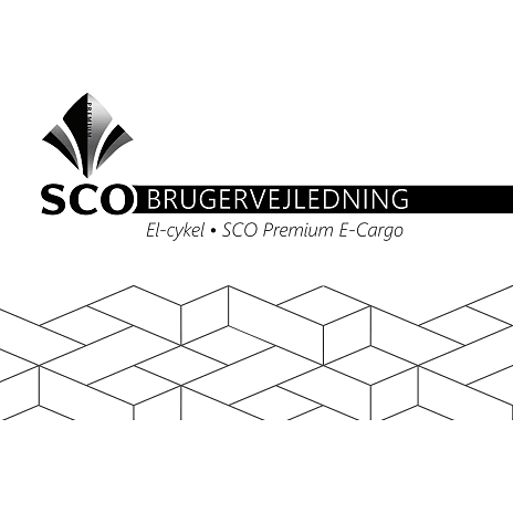 SCO E-Cargo elcykel 9 gear 15AH 2025 - sort