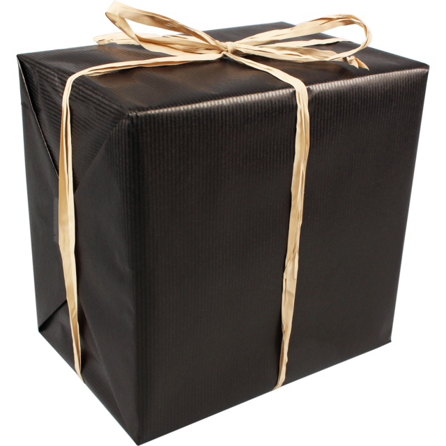 Cadeaupapier, 50cm, 250m, 60gr/m², zwart