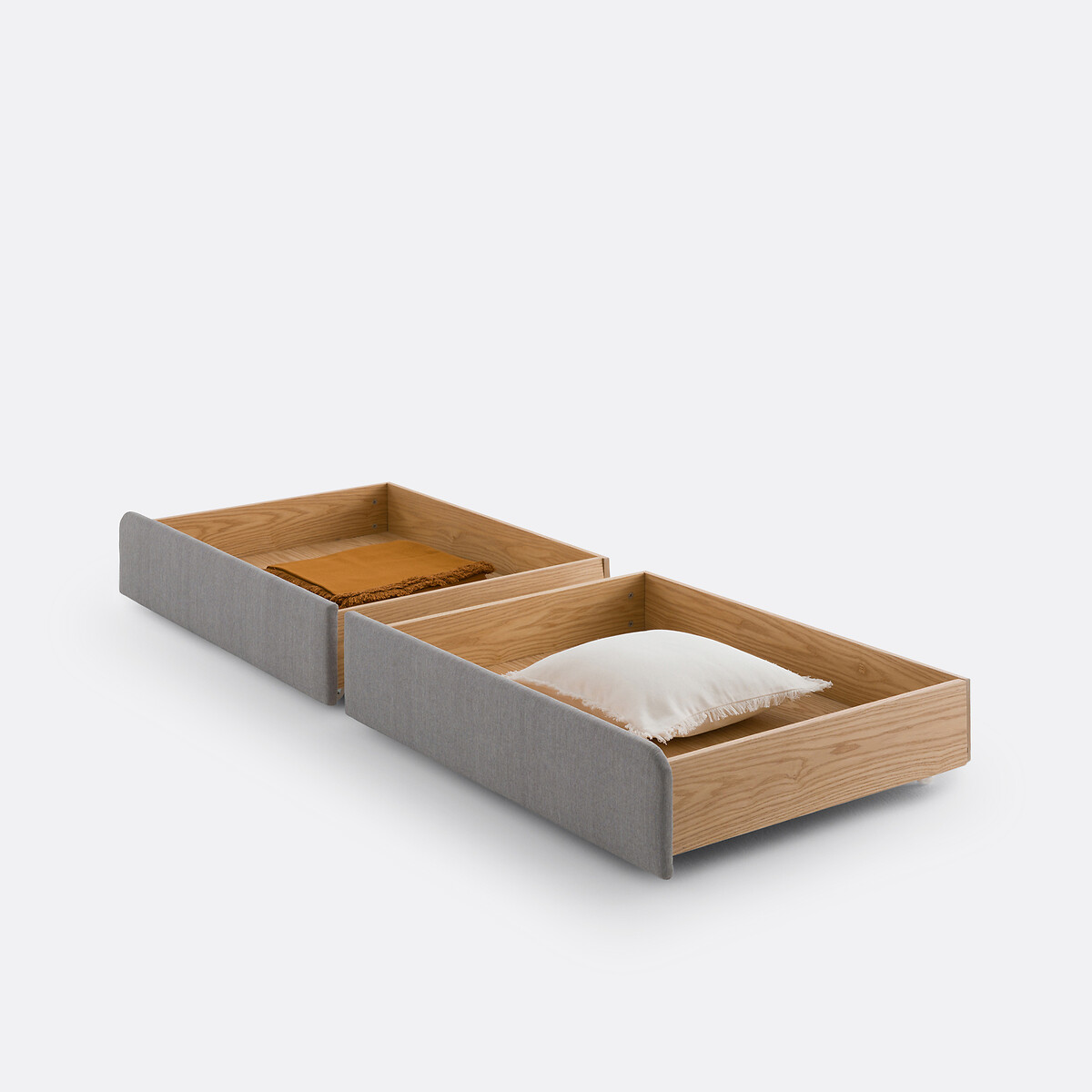 LA REDOUTE INTERIEURS<br>Conjunto de 2 gavetas de arrumação para cama Elori