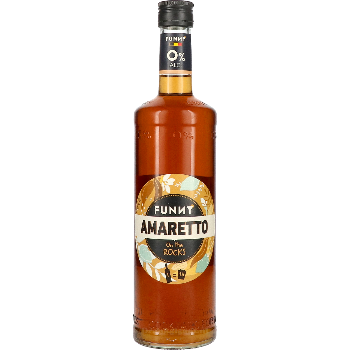 Funny Amaretto On The Rocks Alcoholvrij 70 cl