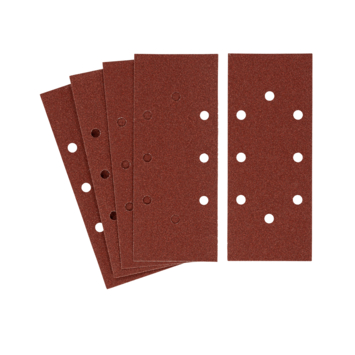 Irwin schuurvel 230 x 93 mm K100 voor klembevestiging, met perforatie voor B D, 5 stuks.