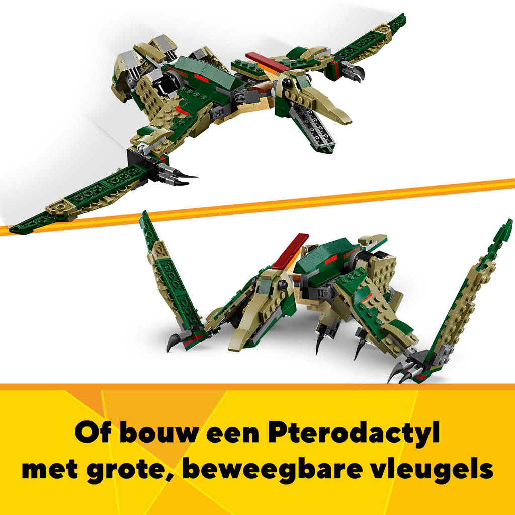 3-in-1 T. rex wordt Triceratops of Pterodactylus Dinosaurus Speelgoed 31151