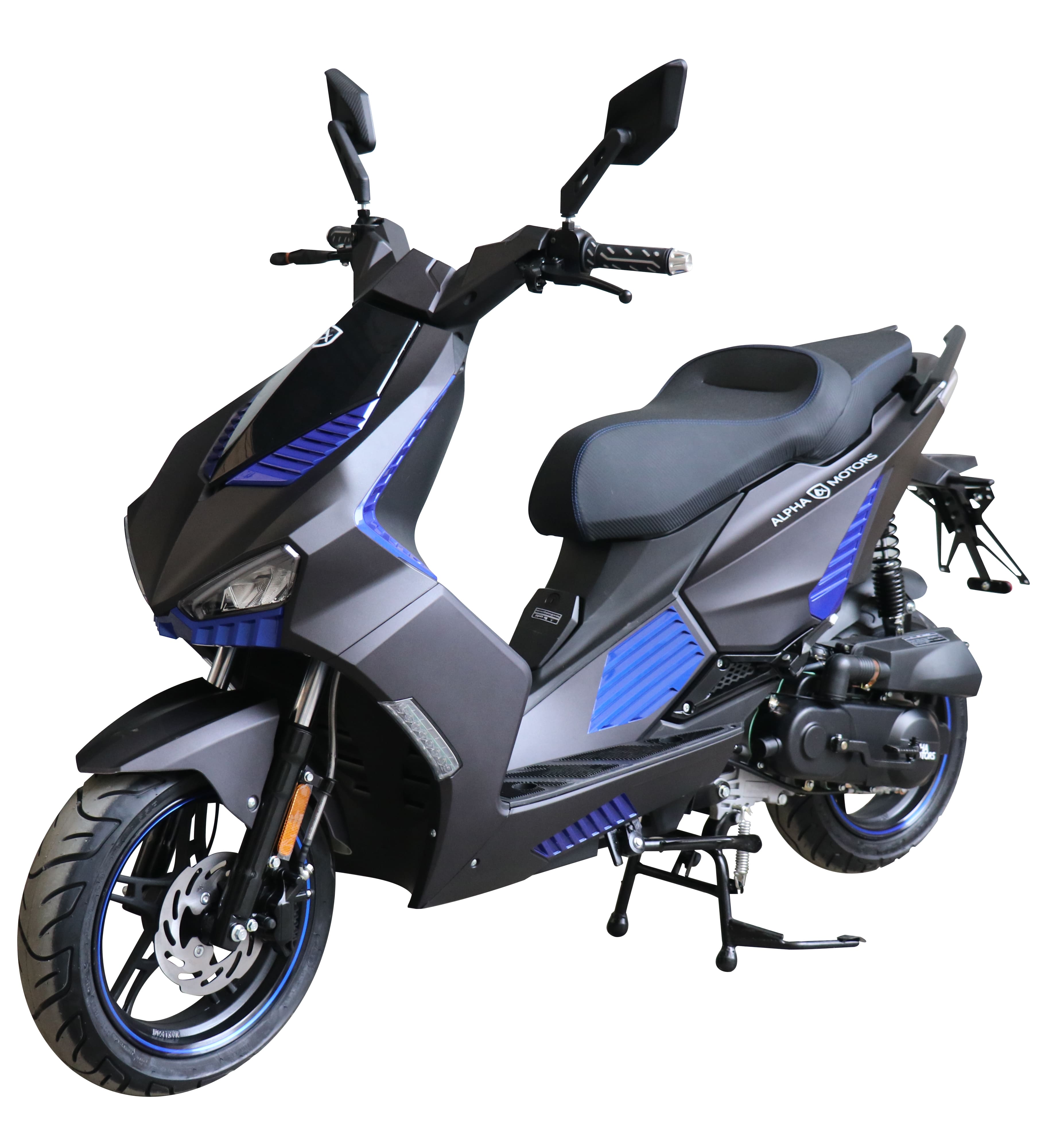 Alpha Motors Motorroller Shark 50 ccm 45 kmh EURO 5 mattschwarz