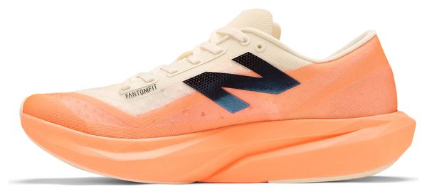 Chaussures Running New Balance FuelCell Rebel v4 Orange/Blanc Homme