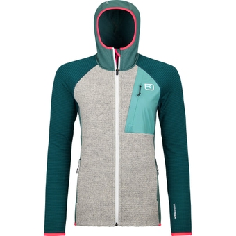 Ortovox GP Classic Knit Hoody Fleecejacke Arctic Grey Damen