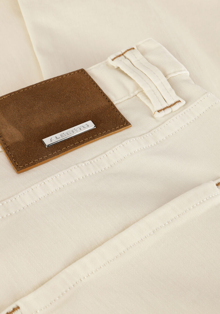 ALBERTO ecru alberto slim fit jeans slim