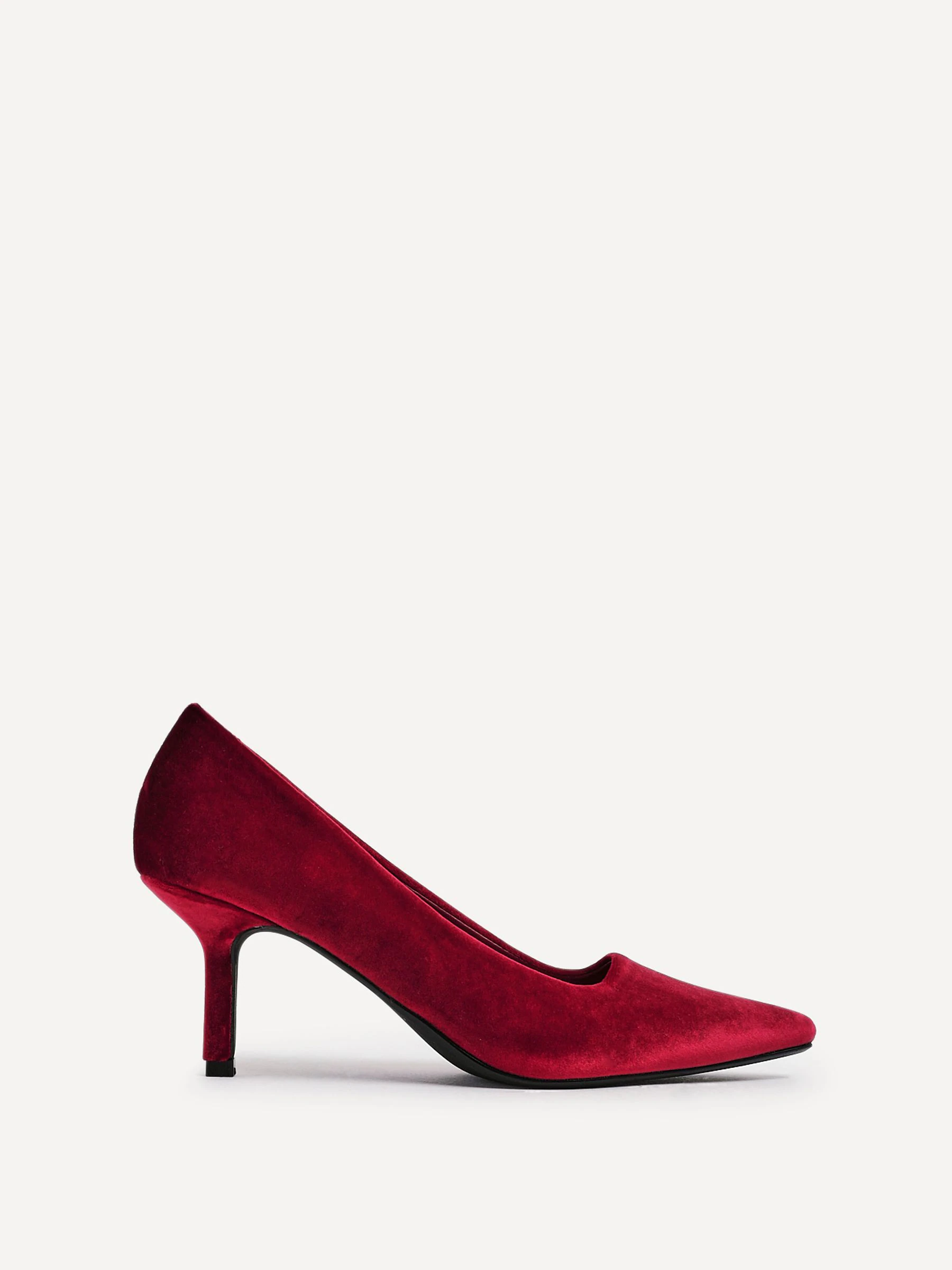 Rood - Linzi Kat Stilettohakken met gesloten hiel