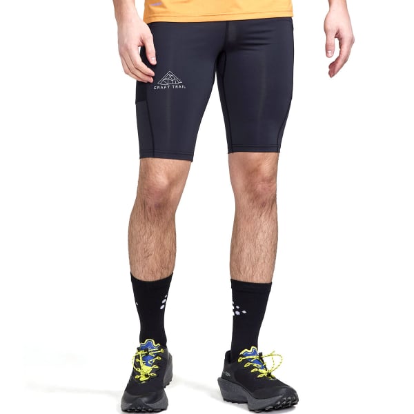 Collant running CRAFT PRO TRAIL SHORT TIGHTS BLACK