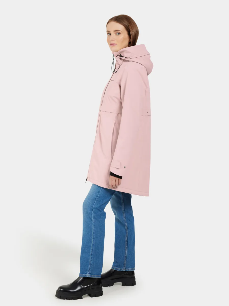 Didriksons Women's Helle Parka 5 Oyster Lilac
